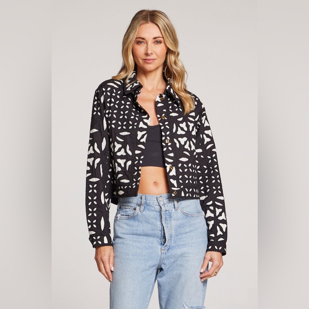 Saltwater Luxe cropped jacket size small new with tags